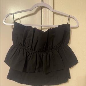 Strapless Women’s Ruffle Top